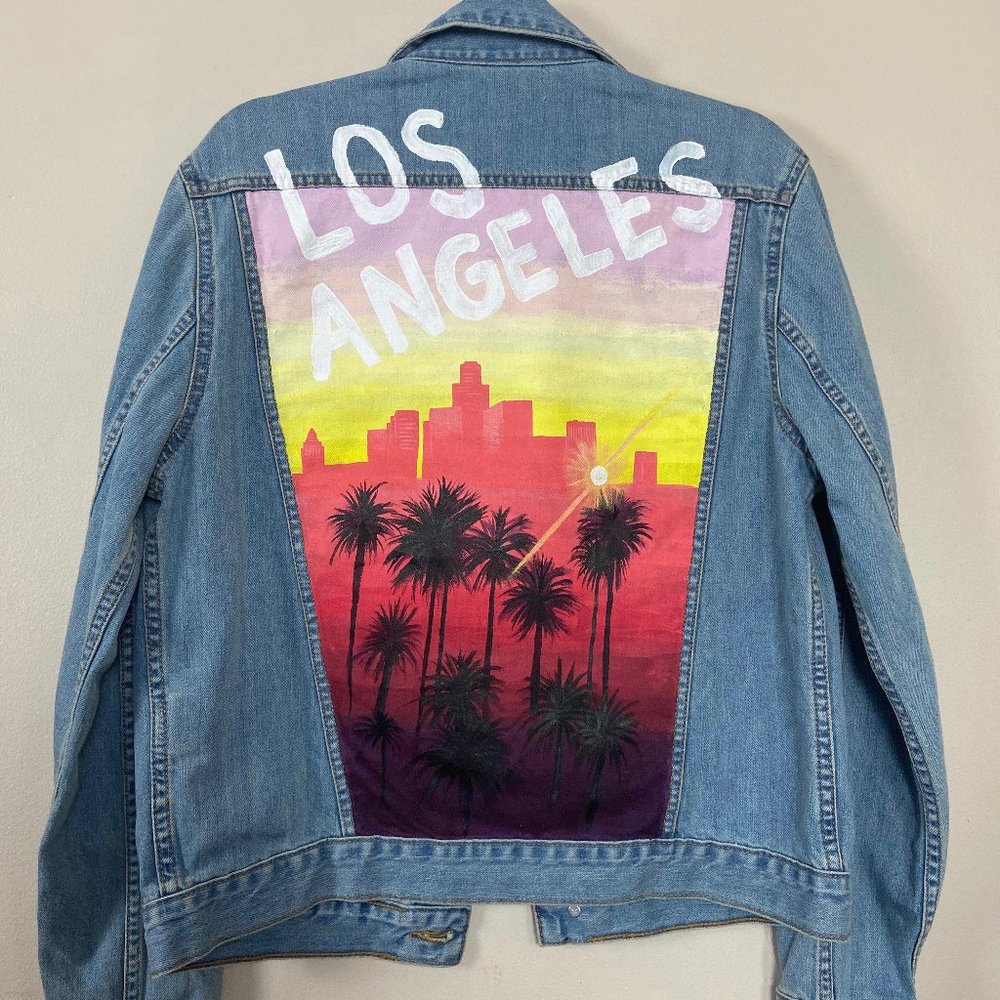 Custom Hand Painted Jean Jacket